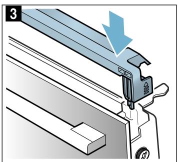 NEFF C27MS22N0 - Enlever le recouvrement de la porte - 3
