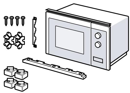 BOSCH BFL520MB0 - BFL520MS0 - BFL520MB0 - BFL520MS0-B - BFL520MB0-B - Contenuto della confezione - 1