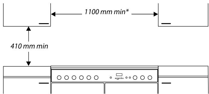 FALCON PDL110EICB/C-EU - Positionnement de la cuisinière - 2