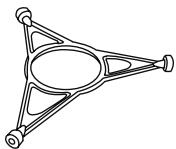 HOTPOINT MN413IXHA  -  MN 413 IX HA - SUPPORT DE LA PLAQUE TOURNANTE - 1