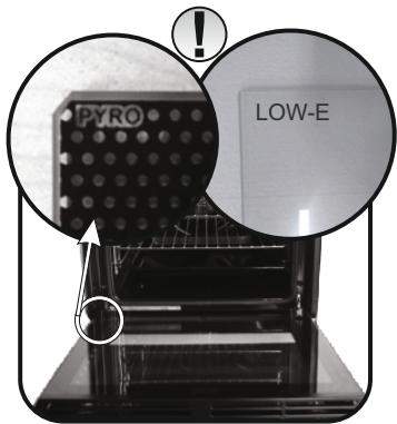 ROSIERES RFC3O3351PN - REMOVAL AND CLEANING OF THE GLASS DOOR - 6