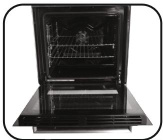 ROSIERES RFC3O3351PN - REMOVAL AND CLEANING OF THE GLASS DOOR - 1