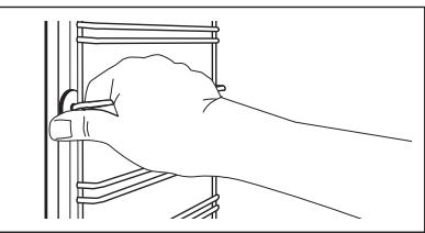 ELECTROLUX EOD3S40X - Comment retirer : supports de grille - 1