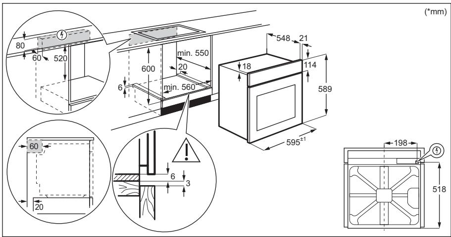 ELECTROLUX EOH3H00X  -  EOH3H54X - Touches sensitives - 7