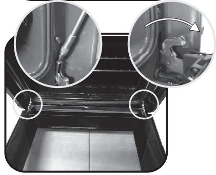 ROSIERES RFZP6977IN - REMOVAL AND CLEANING OF THE GLASS DOOR - 3