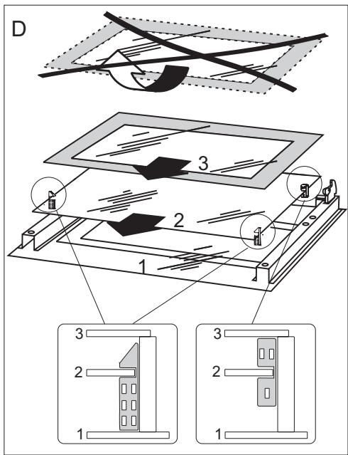 AMICA EB13522E - Démontage de la vitre interieure - 3