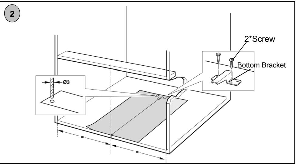 HOOVER HMGV28GDFB - Prepare the Cabinet. - 3
