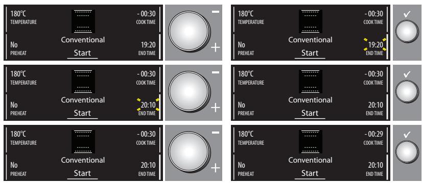 WHIRLPOOL AKZM 753/IX - SETTING END OF COOKING TIME / DELAYED START - 1