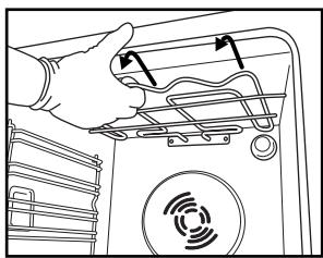 WHIRLPOOL AKZM 753/IX - MOVING THE TOP HEATING ELEMENT (SOME MODELS ONLY) - 2