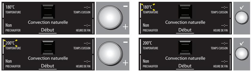 WHIRLPOOL AKZM 753/IX - Paramétrage de la temperature/puissance du GRIL (ZONE 1) - 1