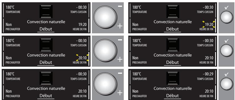 WHIRLPOOL AKZM 753/IX - Reglage de l'heure de fin cuisson / départ retarde (ZONE 4) - 1
