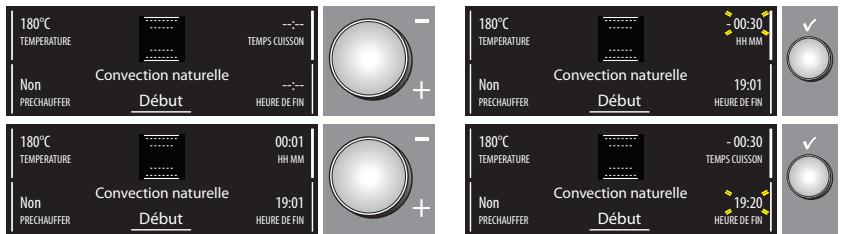 WHIRLPOOL AKZM 753/IX - Reglage de la DUREE de cuisson (ZONE 3) - 1