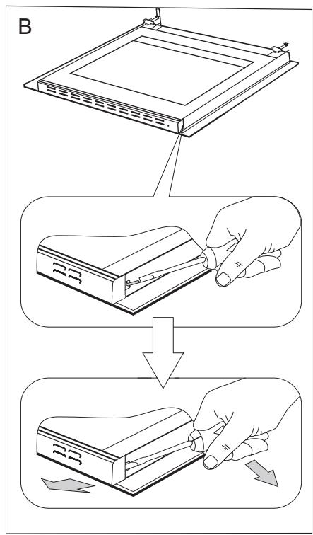 AMICA EBX944610SM - Démontage de la vitre interieure - 1