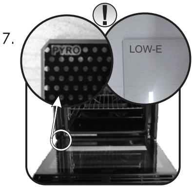 ROSIERES RFZP787IN WIFI - REMOVAL AND CLEANING OF THE GLASS DOOR - 6