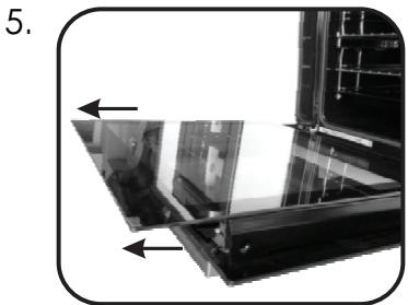 ROSIERES RFZP787IN WIFI - REMOVAL AND CLEANING OF THE GLASS DOOR - 2