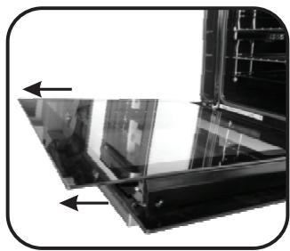 ROSIERES RFZP787IN WIFI - Retrait et nettoyage des VITRES - 2