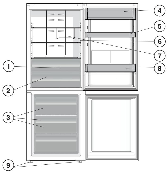 WHIRLPOOL WB70I931X - WB70I 931 X - POPIS SPOTŘEBIČE - 1