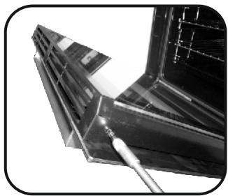 ROSIERES RFC3O5871PN - REMOVAL AND CLEANING OF THE GLASS DOOR - 5