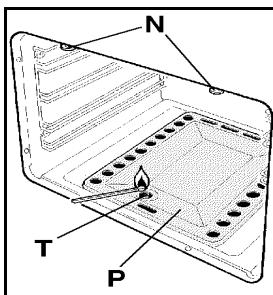 BERTAZZONI PRO95I2T - ATTENTION ! avant la première utilisation, chauffer le four à vide pendant 15-30 minutes à la température de 250^ environ, afin d'éliminer l'humidité et l'odeur des matériaux internes. - 6