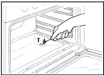 BERTAZZONI PRO95I2T - ATTENTION ! avant la première utilisation, chauffer le four à vide pendant 15-30 minutes à la température de 250^ environ, afin d'éliminer l'humidité et l'odeur des matériaux internes. - 7