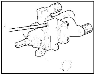 BERTAZZONI PRO95I2T - Réglage brûleur four (modèle 60x60 four simple) : - 1