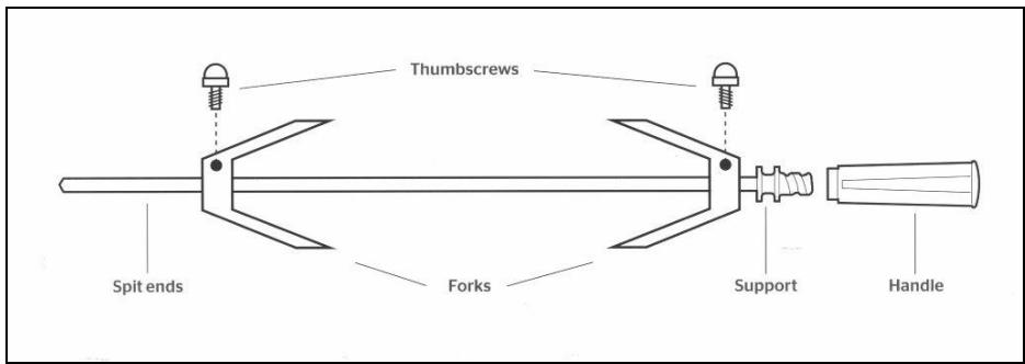 BERTAZZONI PRO95I2T - AVERTISSEMENT : les parties accessibles peuvent devenir très chaudes pendant le fonctionnement du grill. Garder les enfants loin de la cuisineire. - 1