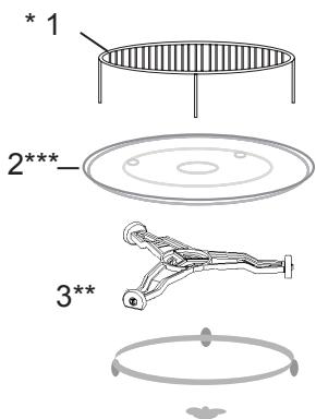 AMICA AMMB25E2SGW - TURNTABLE INSTALLATION - 1