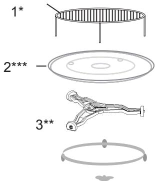 AMICA AMMB25E2SGW - INSTALACJA TALERZA OBROTOWEGO - 1