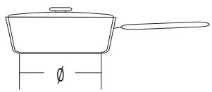 HISENSE HI65222BB - Batterie de cuisine adaptée à une TABLE à induction - 3