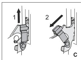 HISENSE HI65222BB - Démontage et remontage de la porte du FOUR (selon le modèle) - 3