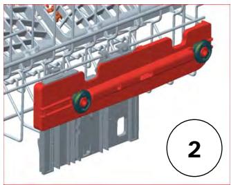 AIRLUX ADI955T - ADI955T - Réglage de la hauteur du panier supérieur lorsque celui-ci est plein - 3