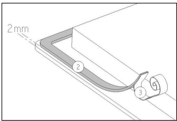 AIRLUX AV32H - Colocação da fita estanque - 1