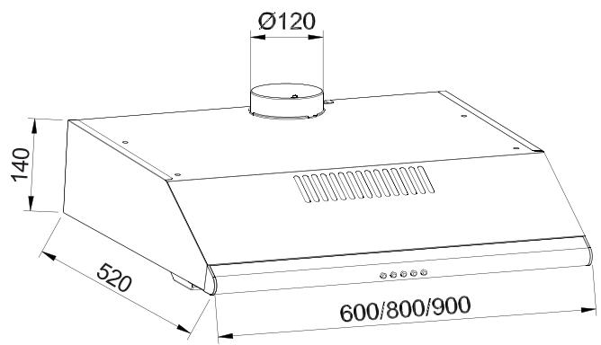 AIRLUX ATL640 - DIMENSIONS - 1