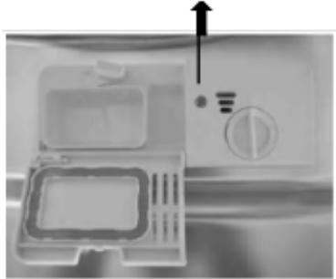 AMICA ADF 0912 X - Quand replir le réservoir de liquide de rinceage - 1