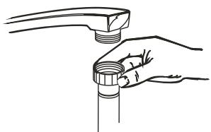 AMICA ADF 0912 X - Branchements d'eau froide - 1