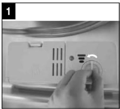 AMICA ADF 0912 X - Quand replir le réservoir de liquide de rinceage - 2