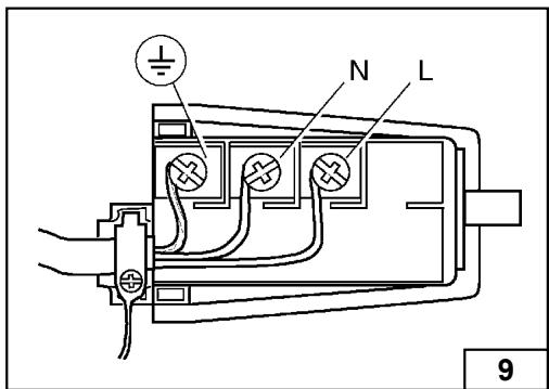 AIRLUX AV685H - Replacing the power supply cable - 1