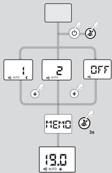 AIRELEC ADEOS SMART ECOCONTROL - Choix du mode de fonctionnement de la détéction d'absence - 1