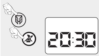 AIRELEC ADEOS SMART ECOCONTROL - - Affichage de l'heure : - 3