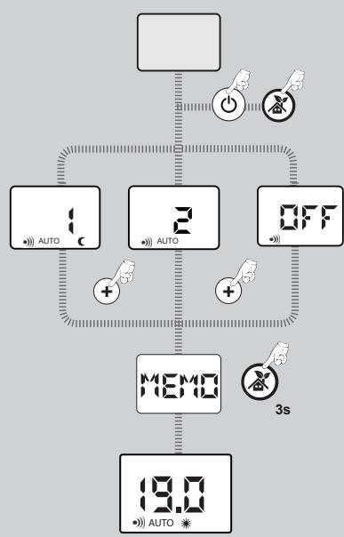 AIRELEC OZEO SMART ECOCONTROL - Choix du mode de fonctionnement de la détéction d'absence - 1