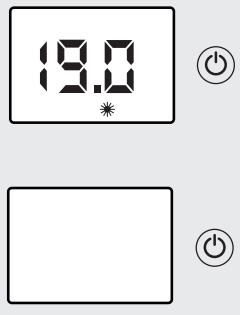 AIRELEC AIREVO SMART ECOCONTROL - - Mise en Marche/Arrêt chauffage de l'appareil : - 1