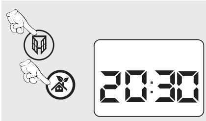 AIRELEC AIREVO SMART ECOCONTROL - - Affichage de l'heure : - 3