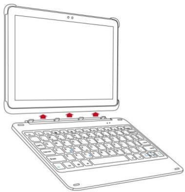 AMAZON FIRE HD 10 - Detaching keyboard: - 1