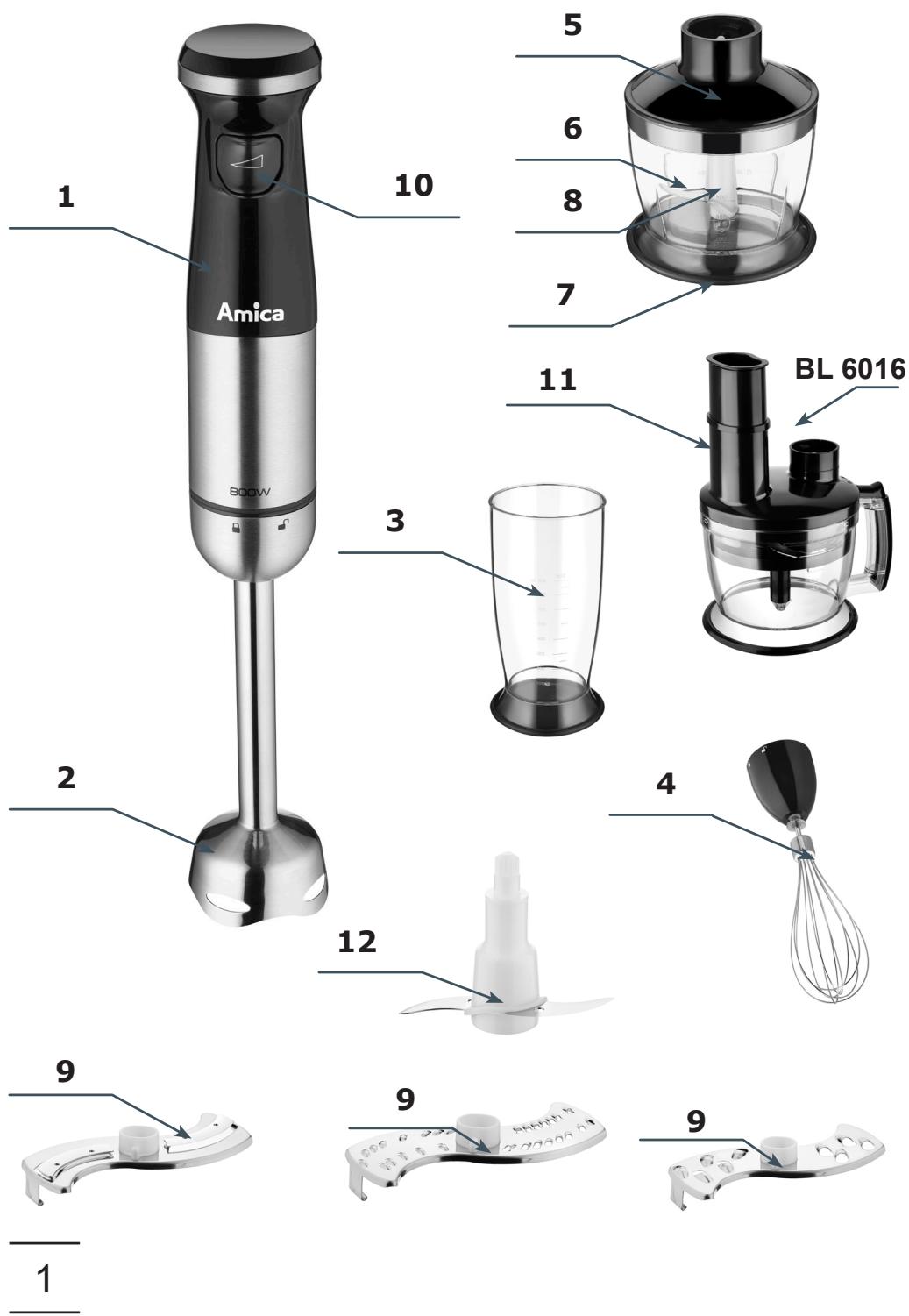 AMICA BL6011 - DISPOSAL OF THE APPLIANCE - 1