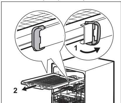 AEG-ELECTROLUX FFB53920ZW - Limpieza del aspersor del brazo del techo. - 2