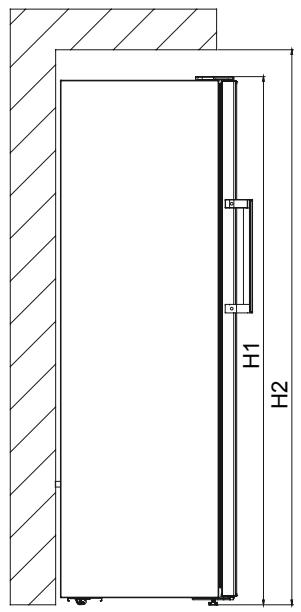 AEG-ELECTROLUX AGB728E3NX - Dimensions - 1