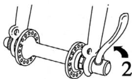 PEUGEOT E LEGEND - Démontage roue avant - 1
