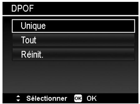 ROLLEI POWERFLEX 210 HD - Pour régler DPOF : - 1