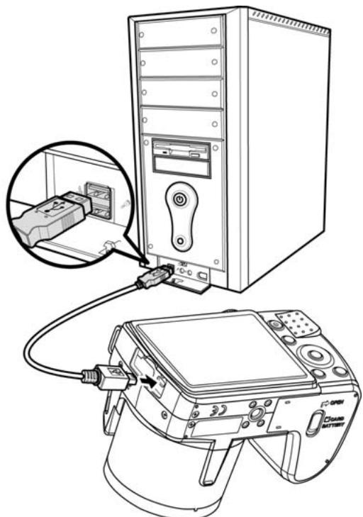 ROLLEI POWERFLEX 210 HD - Connecter l'appareil photo à un PC - 1