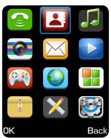 TELEFUNKEN TM28.1 CLASSY - Utilisation du carnet d'adresses (Contacts) - 1